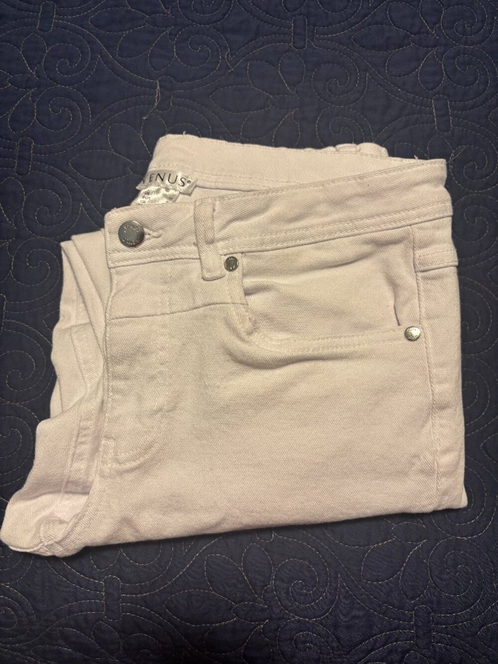 Venus Skinny Jeans, White, Size 10